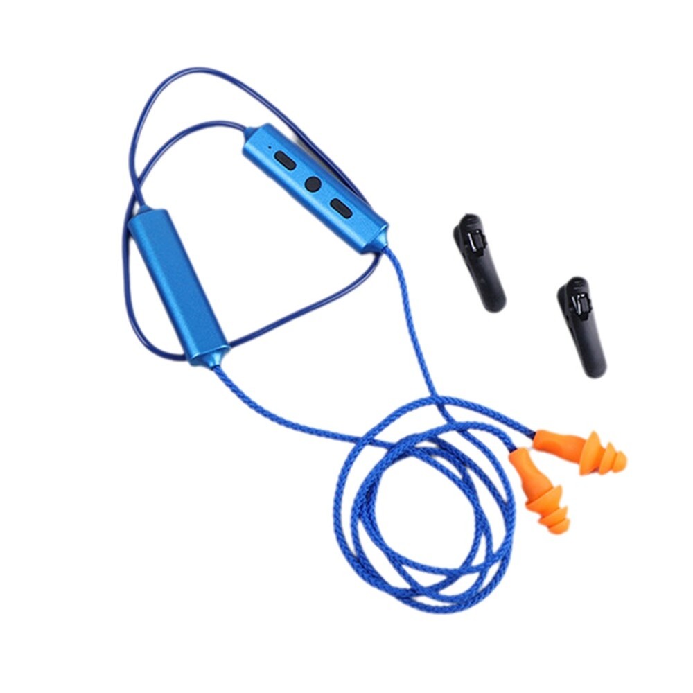 2Set Blue Ear Plugs Bluetooth Earphone For Work, Noise Suppression, Hearing HOT