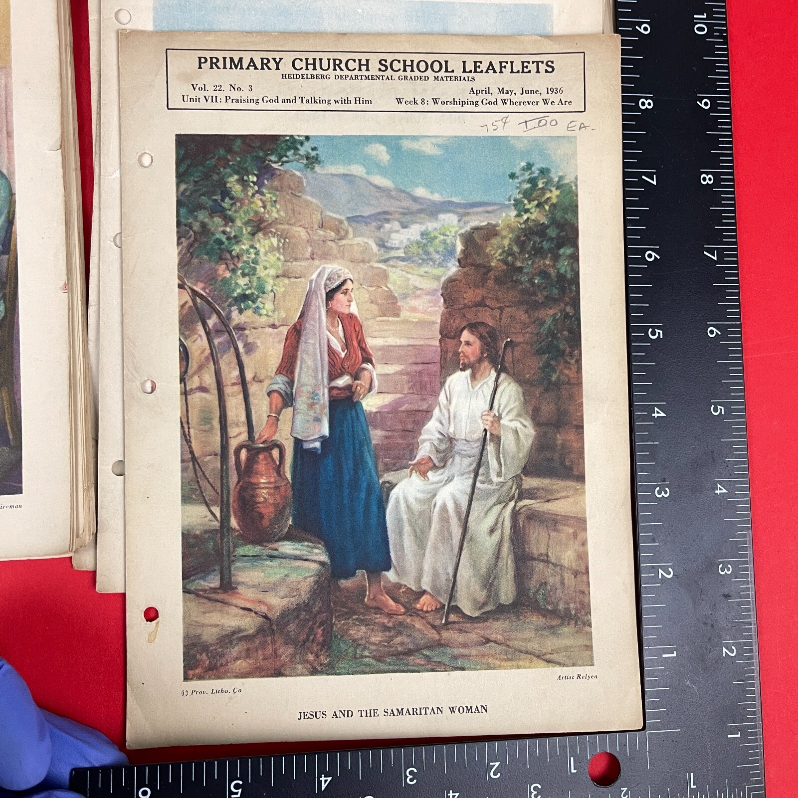 1930s Church School Leaflets Collection - Rare Ephemera - Over 100 Pieces