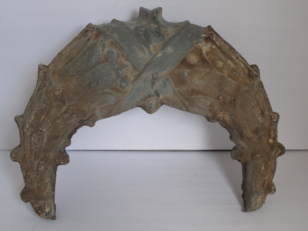 Antique Zinc Architectural Ornament c. 1880 1 of 2
