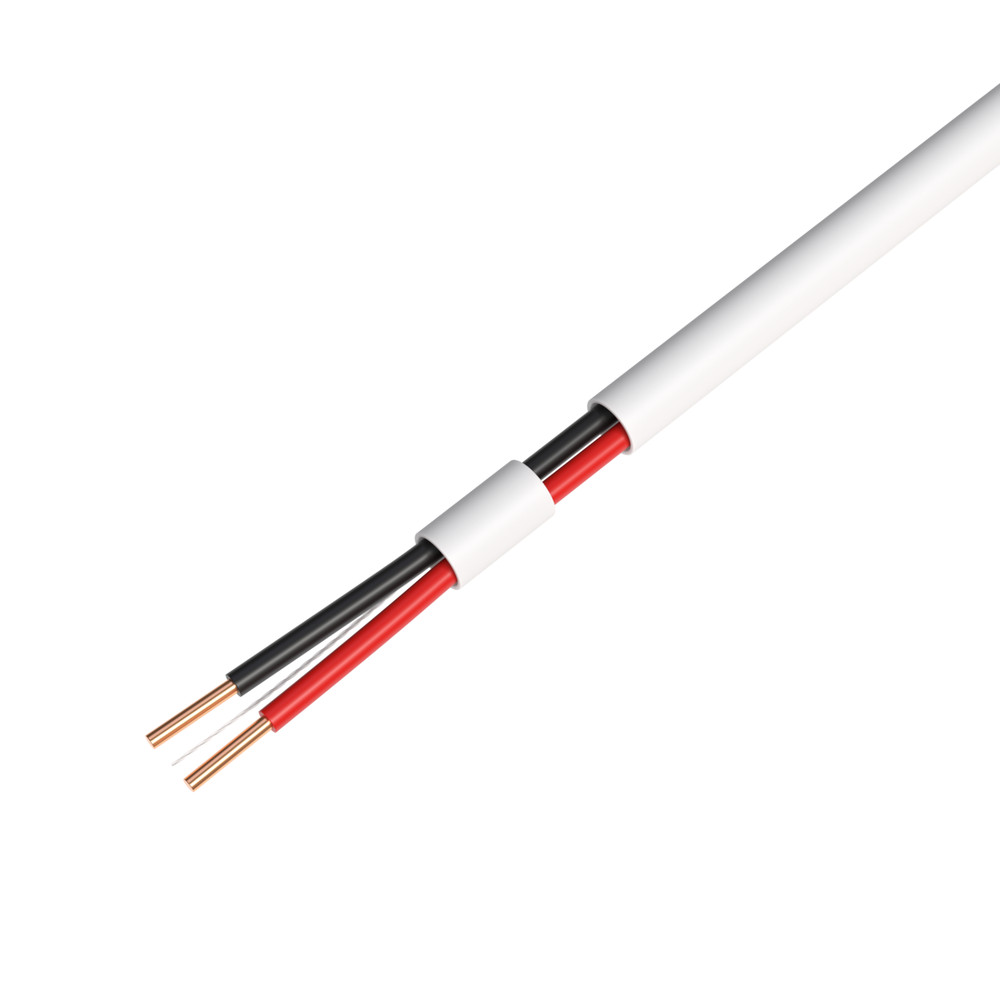 500ft Alarm Security Cable 22/2 Gauge Solid Unshielded CCA Burglar Alarm Wire