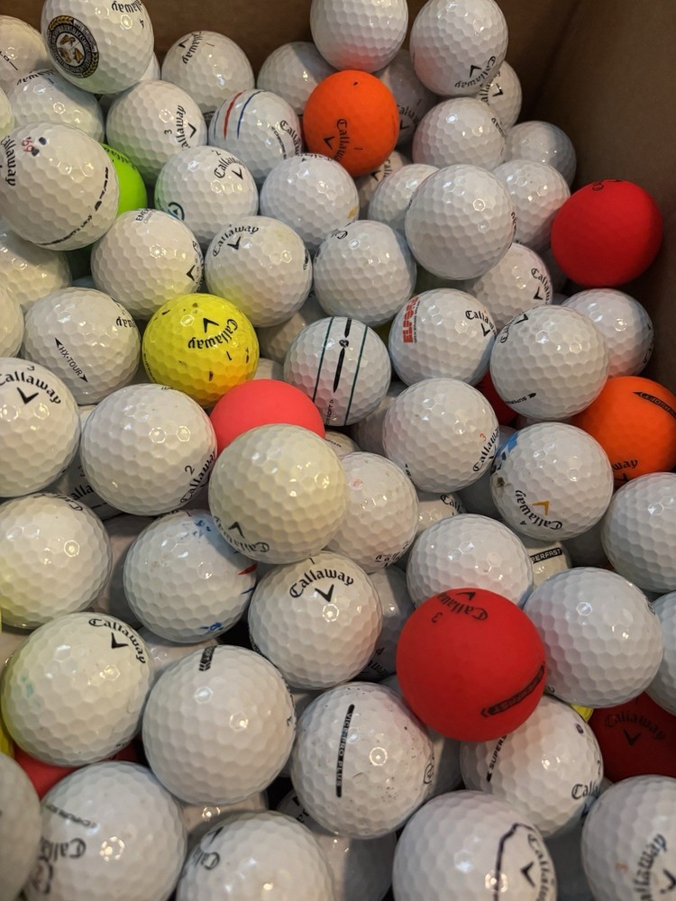 150 RECYCLED ASSORTED CALLAWAY GOLF BALLS $100