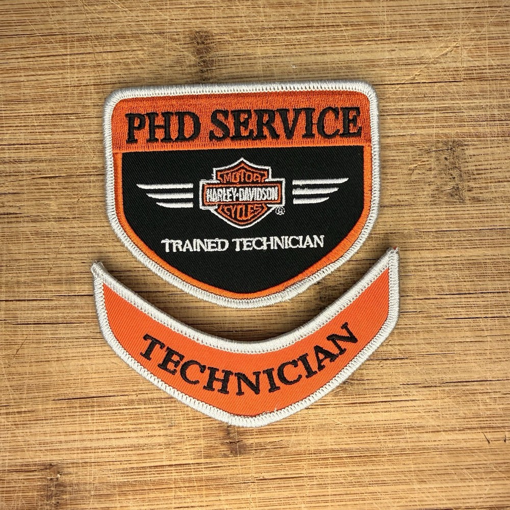 Harley Davidson PHD Service Technician Rocker Patch 4x2.75in