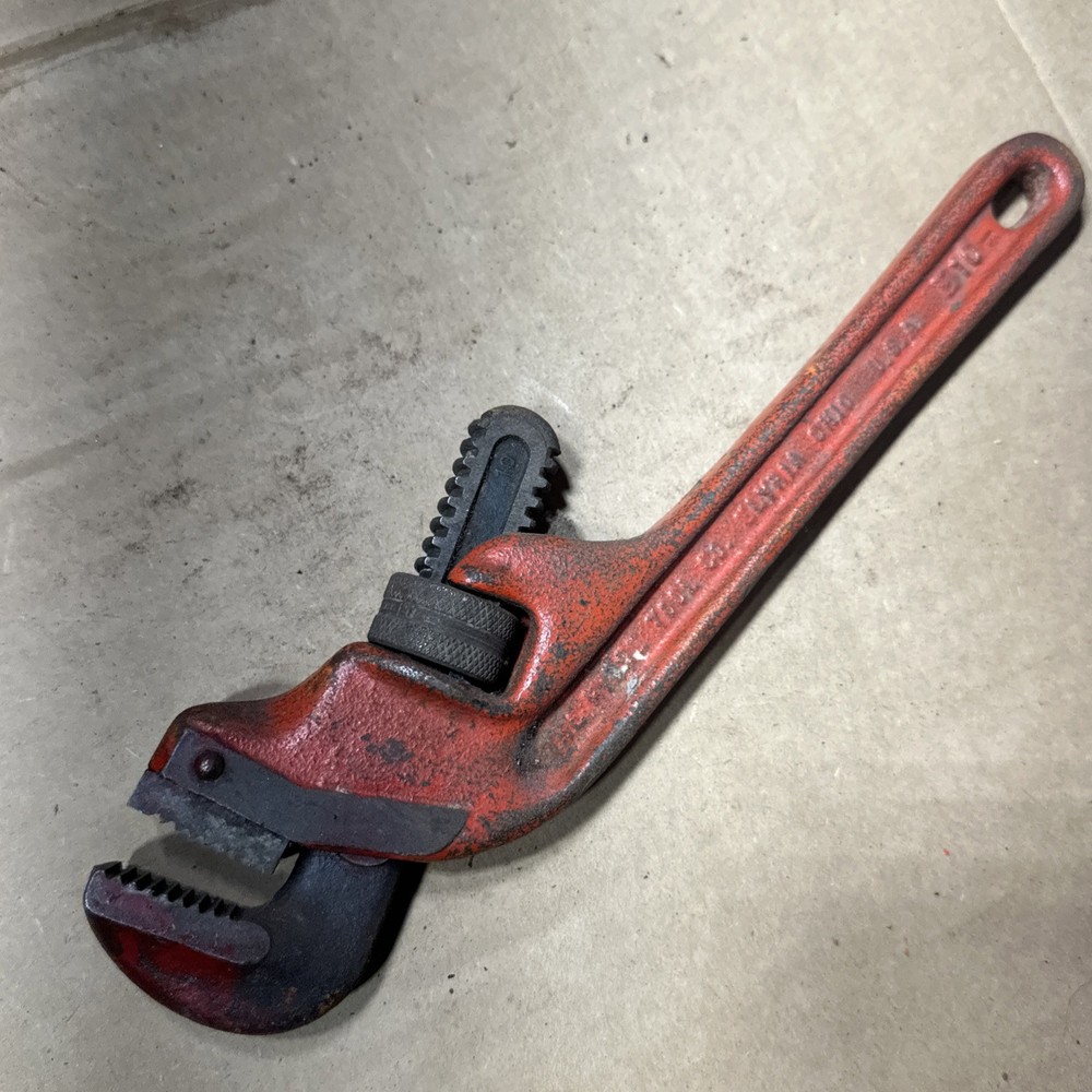 RIDGID E10 Offset Pipe Wrench U.S.A. MADE TOOL, E-10 *FREE SHIPPING *.