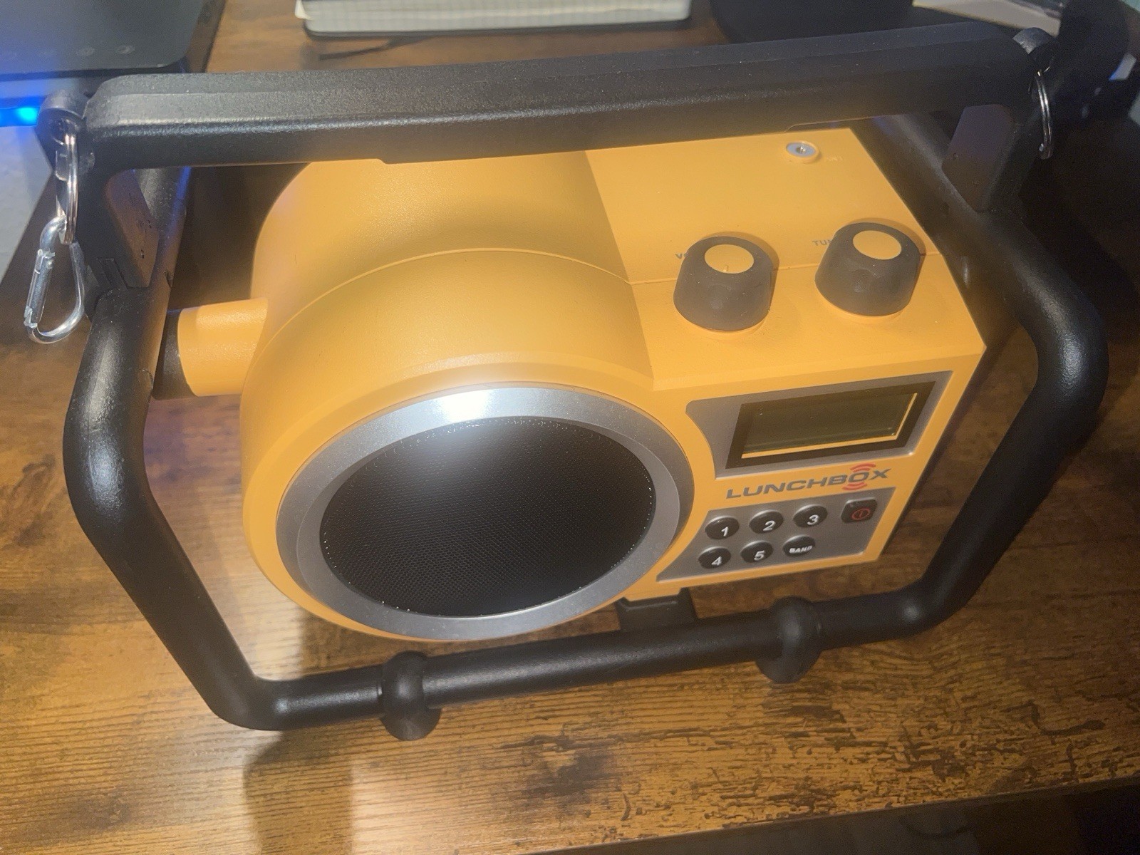 Sangean LUNCHBOX Digital Work Radio AM/FM Large LCD Display LB-Yellow Tested