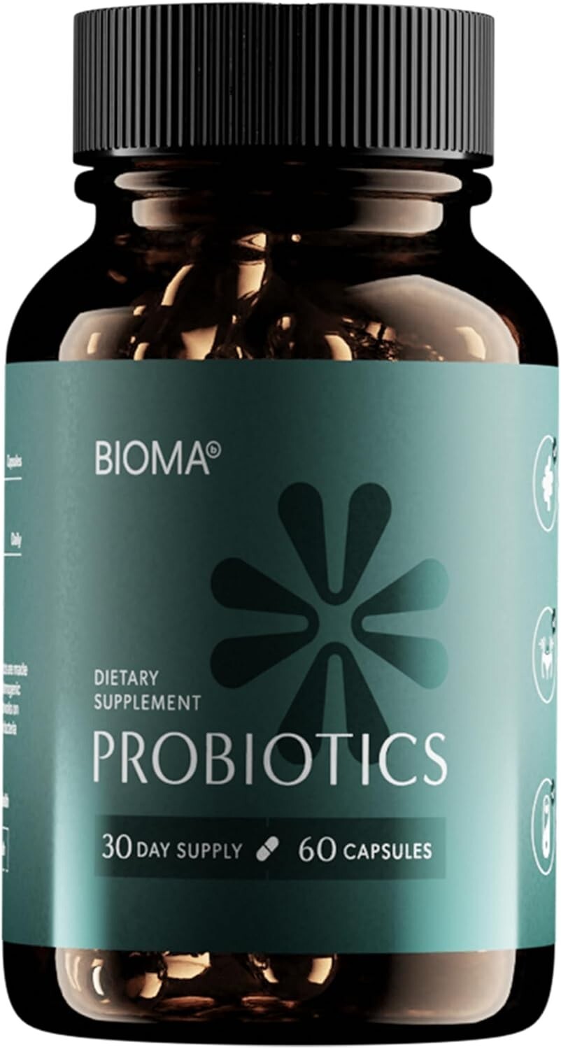 3Packs BIOMA Probiotics Digestive Health Gut Support for Men & Women 60 Capsules