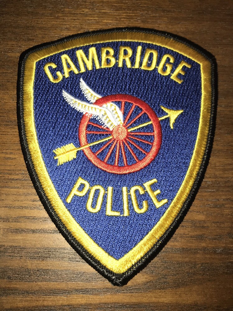 Cambridge MA Police Traffic Patch