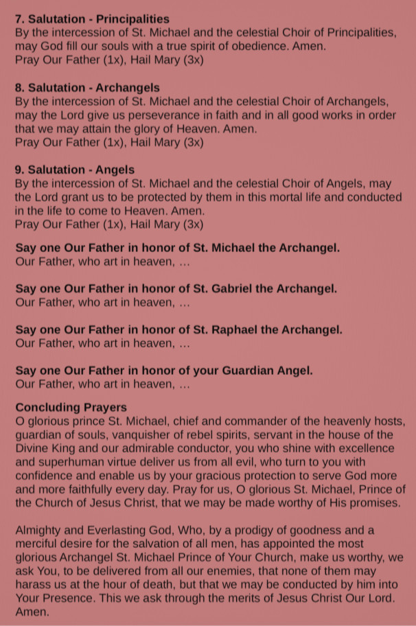 St Michael Chaplet, handcraft, Wood, Saint Michael Chaplet, St Michael Novena