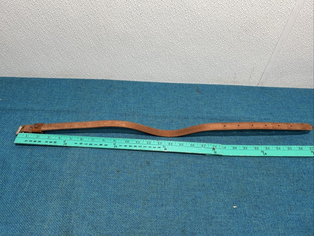 Tan Leather Belt Possibly Rifle Sling Component