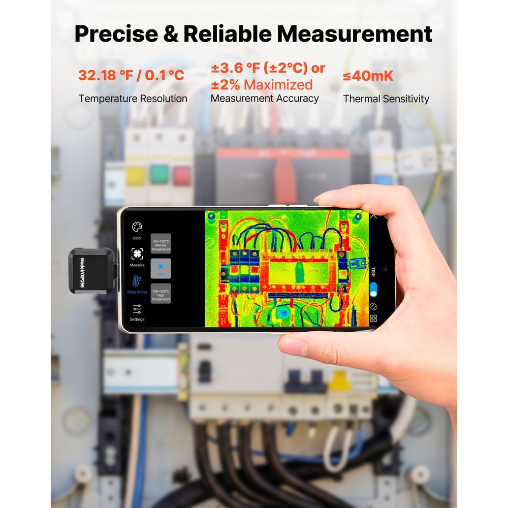 Uimoso Thermal Imaging Camera for Android with 512x384 High-Resolution Sensor