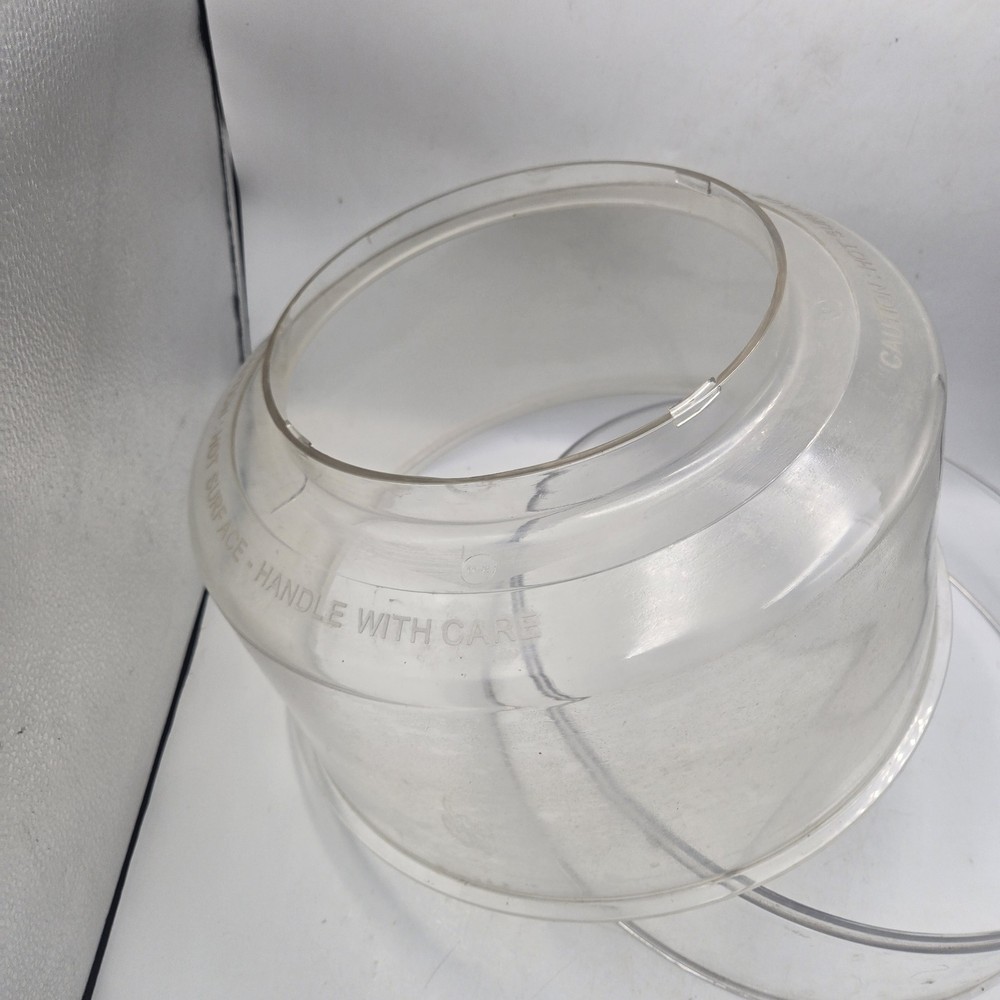 NuWave Infrared Oven Clear Plastic Dome W/ Extender Ring Replacement