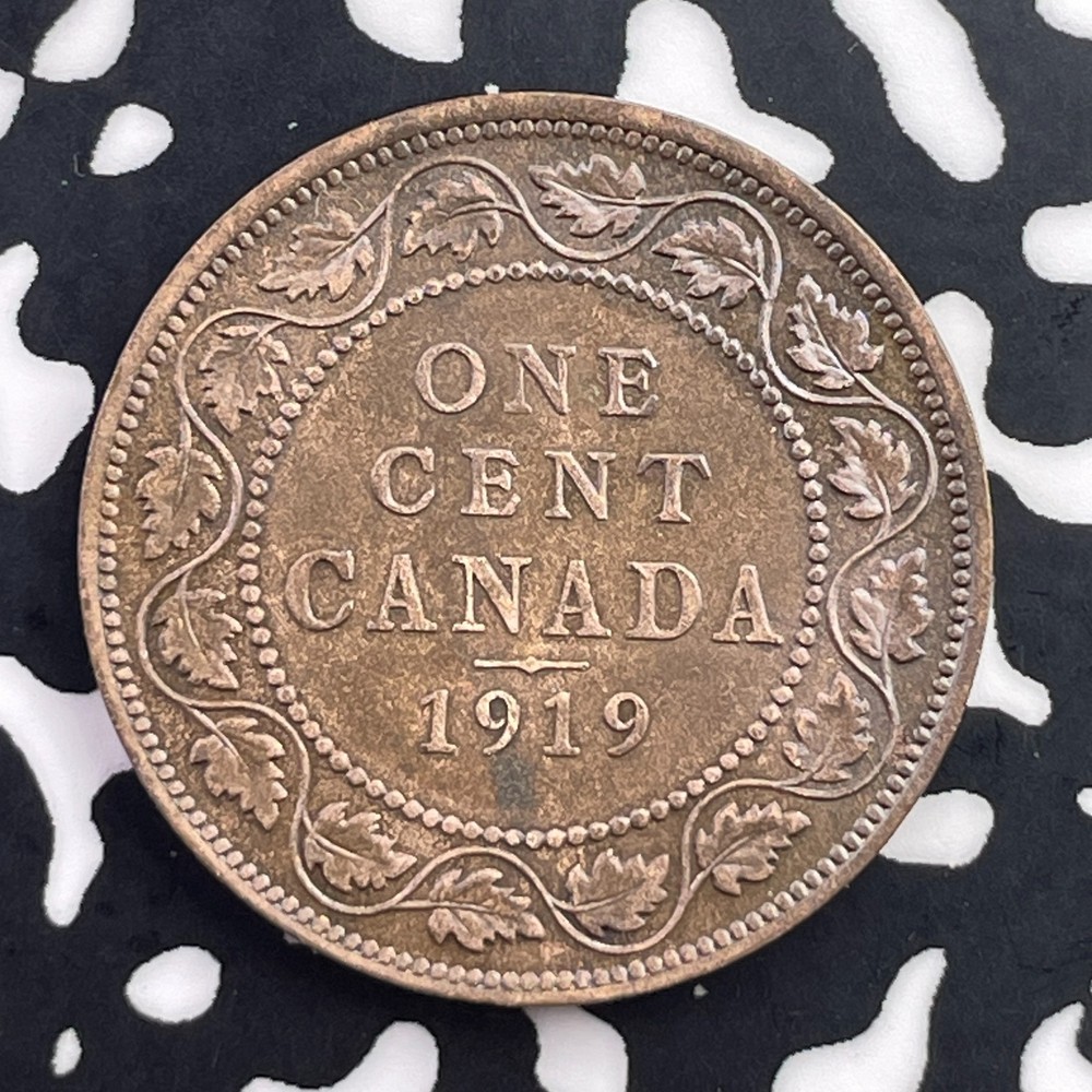1919 Canada Large Cent Lot#C5447 High Grade! Beautiful!