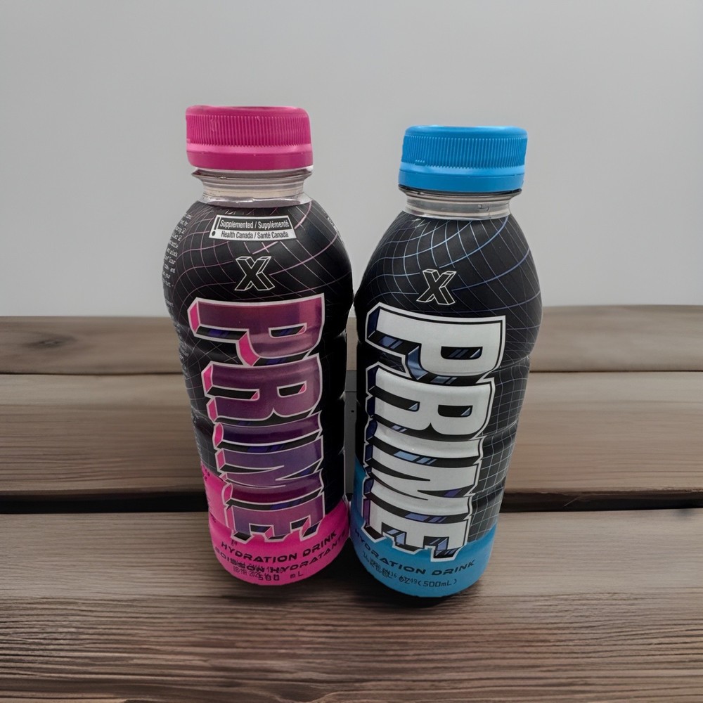 Prime Hydration X Limited Edition 2-Pack – 2 Different Bottles – NEW & Sealed