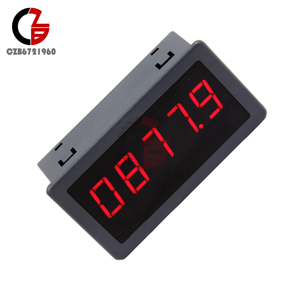 Frequency Meter 5-Digit Red Display Tachometer Switch Speed Counter DC5V/12V/24V