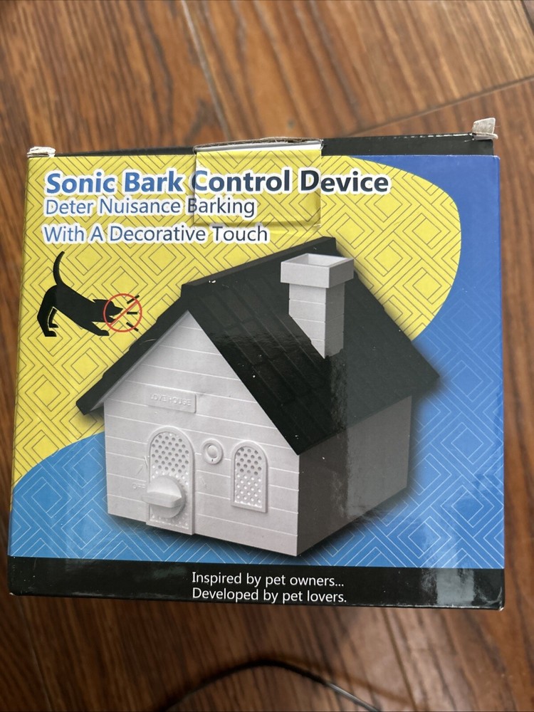 Sonic Bark Control Device Deter Nuisance Barking New