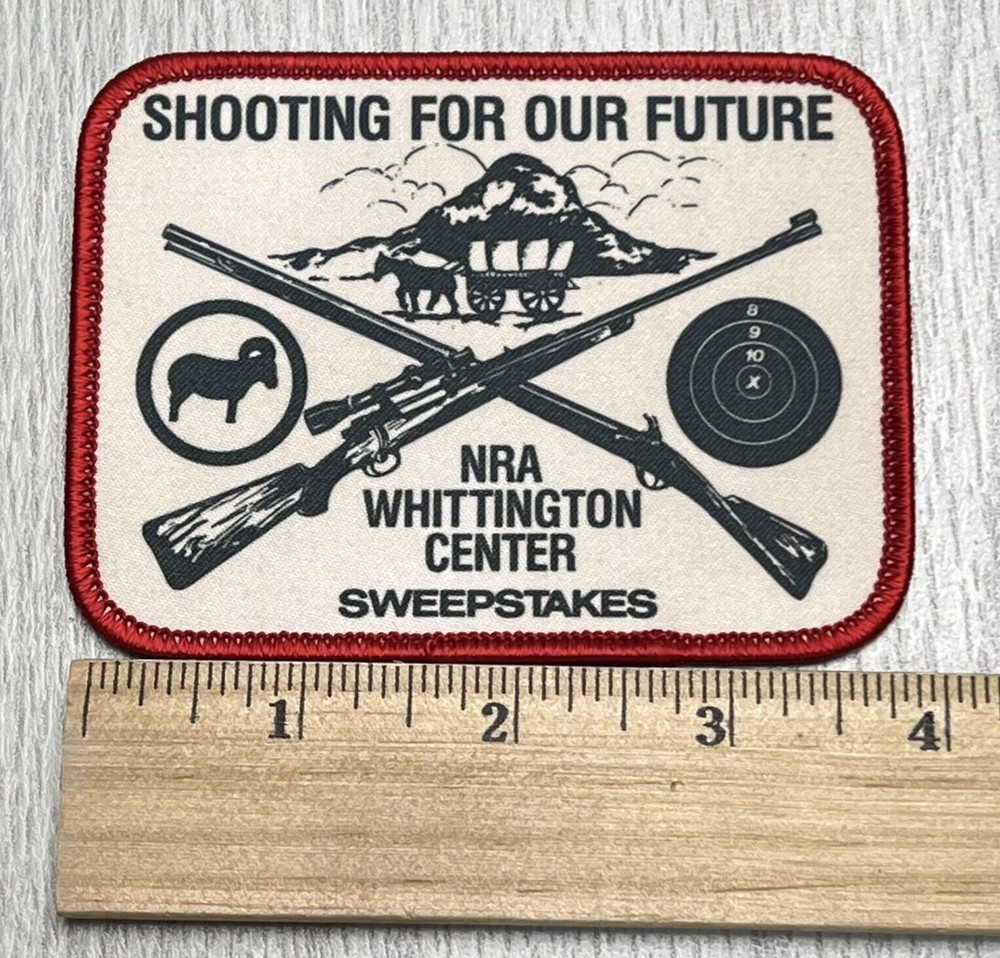 NRA Whittington Center Patch - “Shooting For Our Future” Sweepstakes