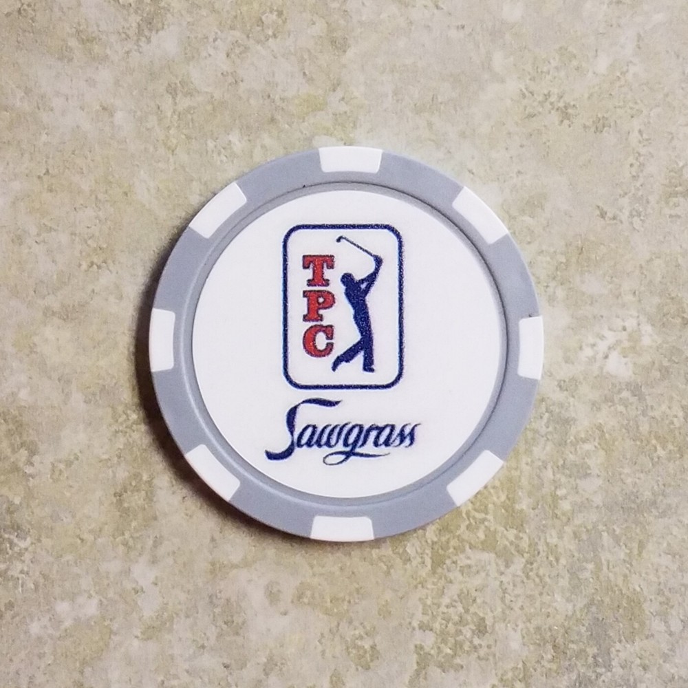 TPC Sawgrass - Poker Chip Golf Ball Marker