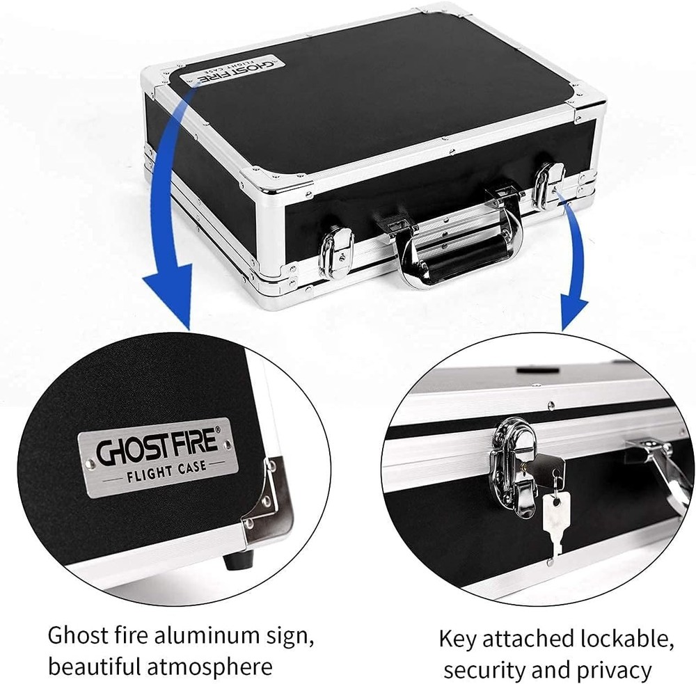 Ghost Fire T-EC6 Multi Effect Pedal Case - Lightweight & Secure for 4-5 Pedals
