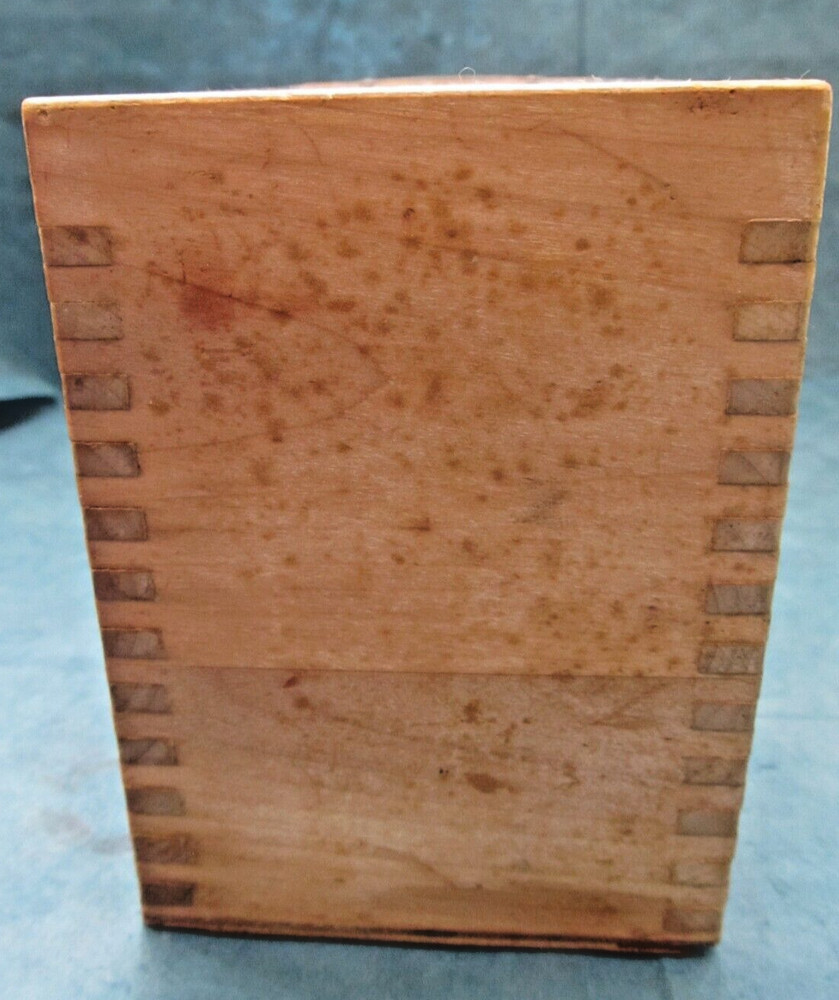 Vintage Microscope model 300 Precision Optical Co. Pine wood box