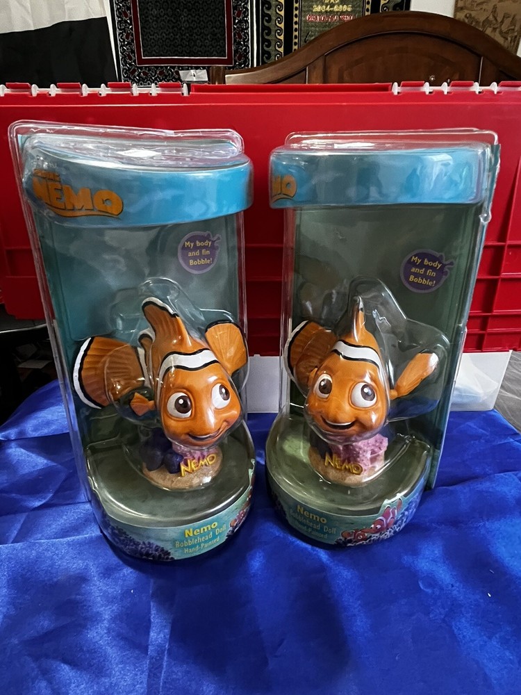 2-Disney Pixar Finding Nemo, Nemo Bubblehead's Bobble Dobbles, New