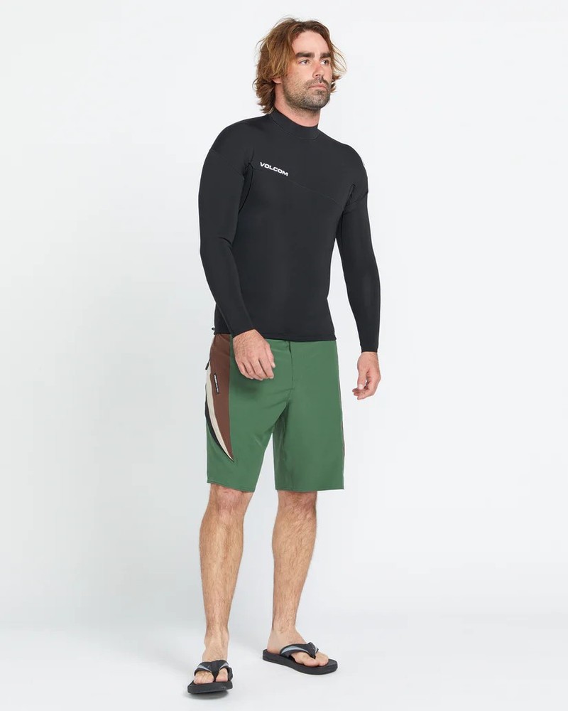 Volcom Modulator 1.5mm Pull Over Neoprene Wetsuit Jacket - Men's - Small / Black