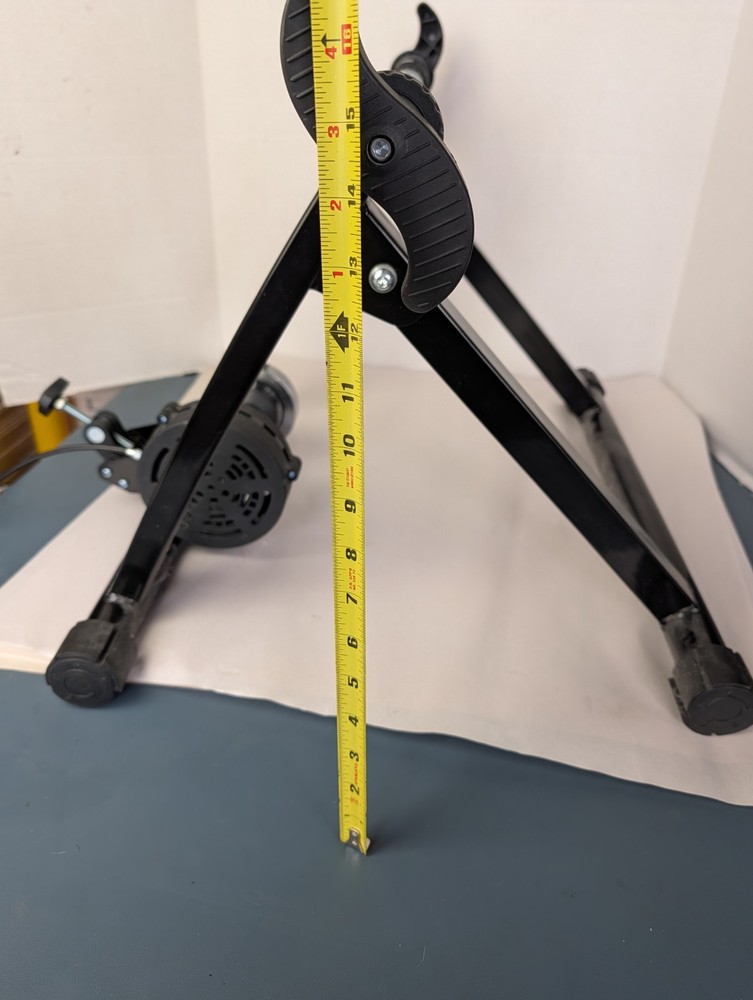 Magnetic indoor bicycle trainer stand With Handlebar Adjustment