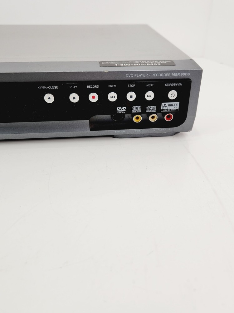Magnavox MSR90D6 DVD Recorder - Tested & Working. No Remote