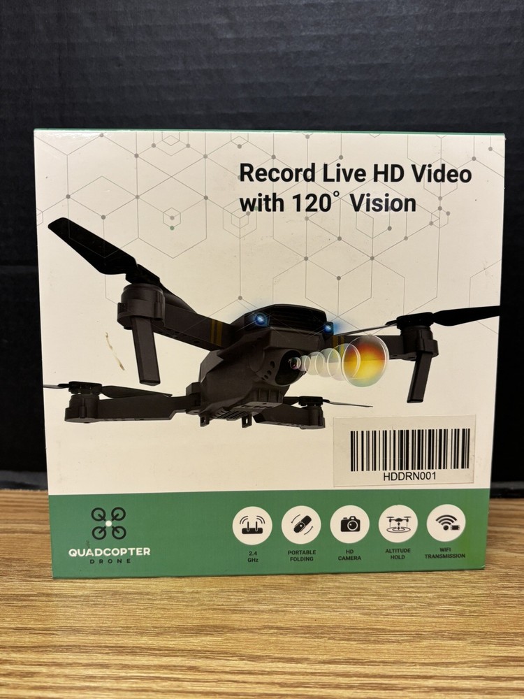 Quadcopter Drone - HD Camera with 120 Degree Vision #4468