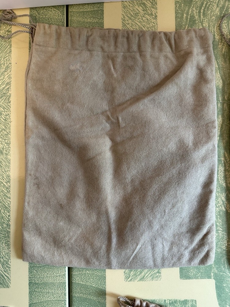 3 Vtg EJ Scheer Anti Tarnish Drawstring Storage Bag Silver Lot #2