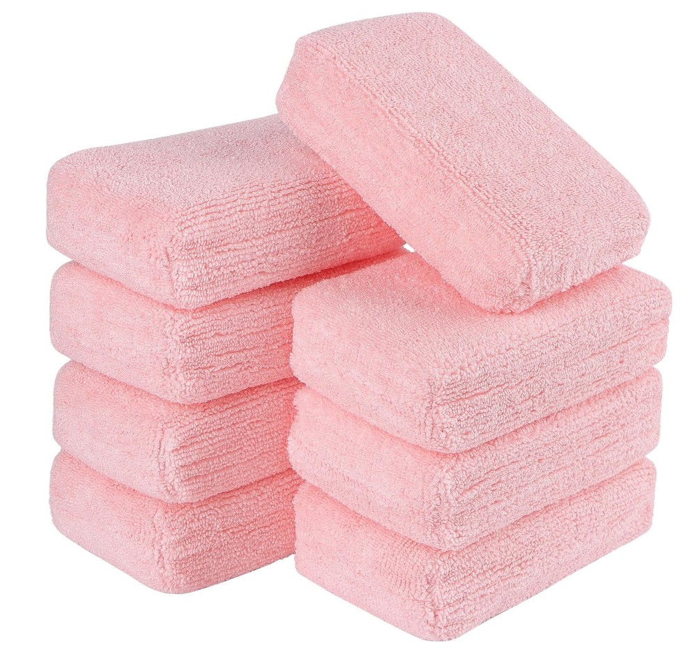 Microfiber Applicator Pad8Pack, Car Wash Sponge, Premium Microfiber Sponge an...