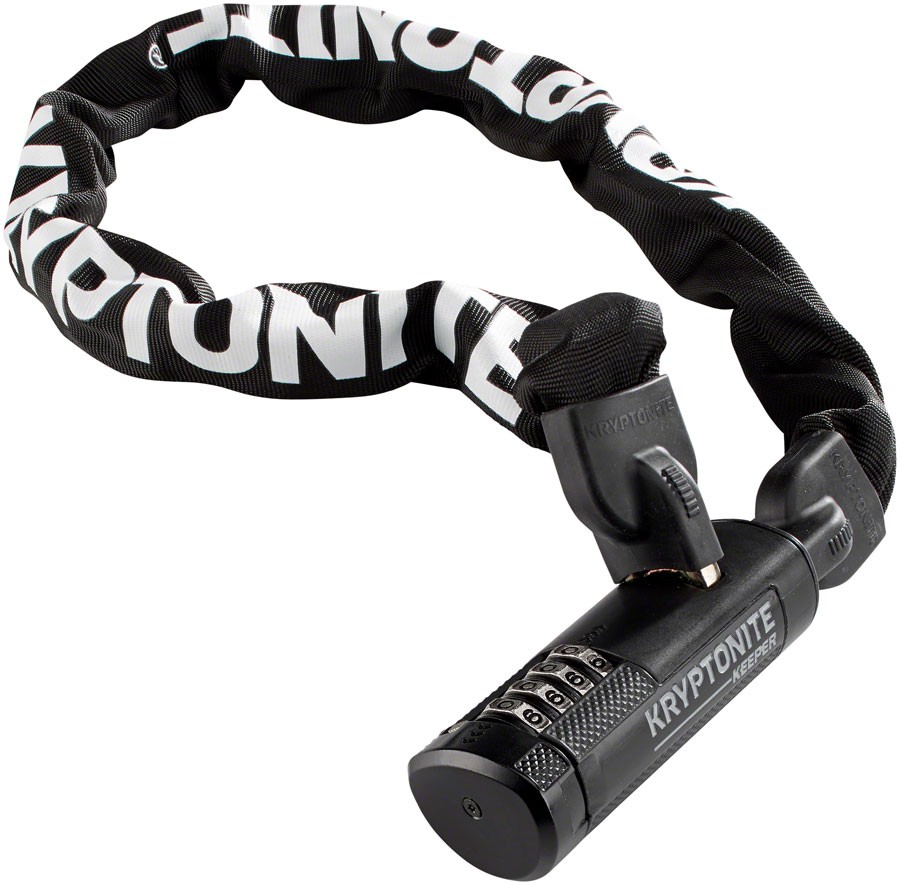 Kryptonite Keeper 790 Chain Lock with Combination 90cm Length End Link Lock