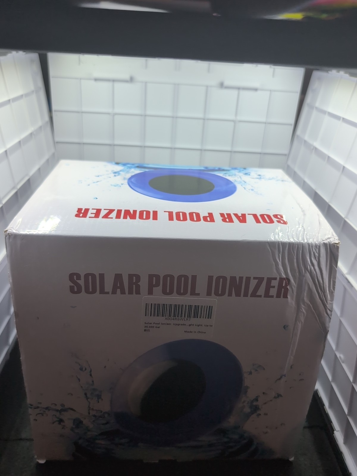 Solar Pool Ionizer Chlorine-Free Sun Shock & Water Purifier Up to 35,000 Gal