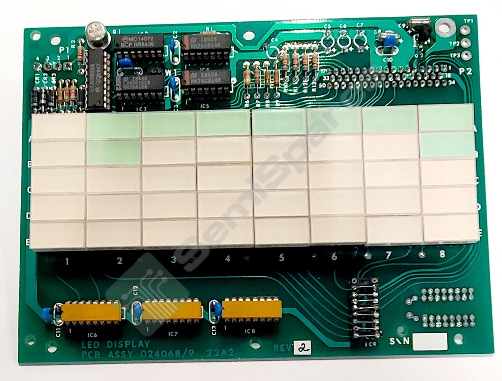 LAM RESEARCH 024068 LAM RESEARCH LED DISPLAY PCB ASSY, 1 pc.