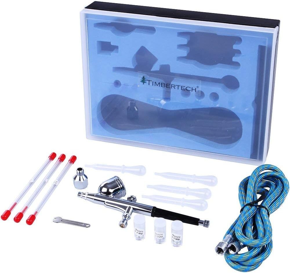 Compact Airbrush Set for Model Making & Varnishing