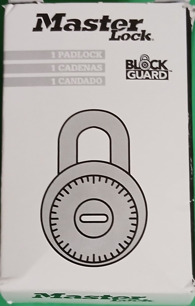 Master Lock 1525 Combination Padlocks Dial