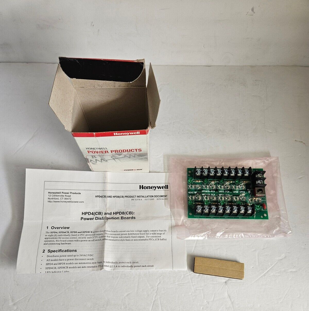 Honeywell HPD8CB Power Distribution Board NEW (Open Box)
