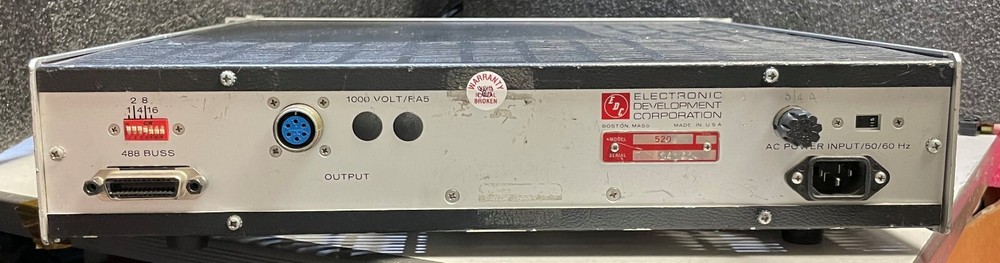 Electronic Development Corporation EDC 520A Programmable DC Calibrator w/GPIB