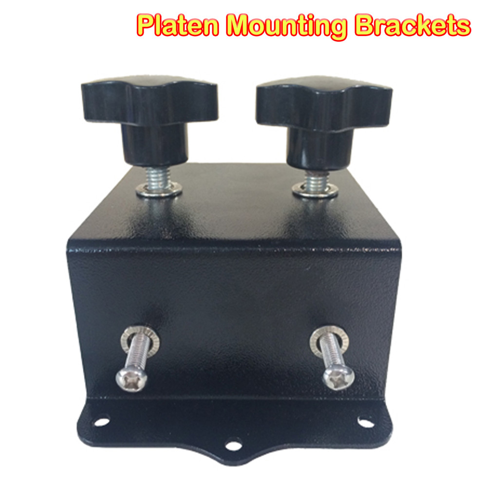 Black Screen Printing Pallet Mounting Bracket Pallet Tool w/ Screws