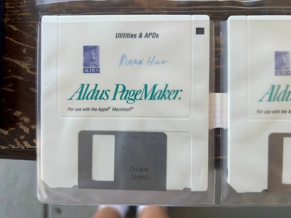 Aldus PageMaker 3.0 Macintosh Software 4 Disks Manuals Box
