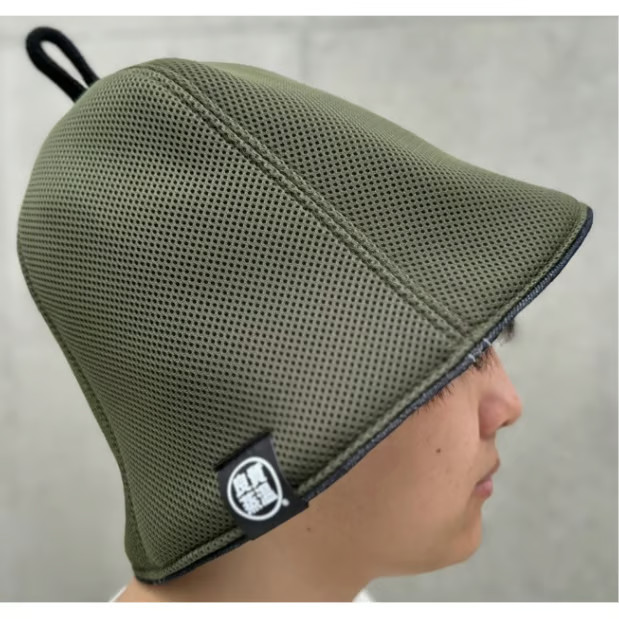 BEST Denim Reversible Mesh Sauna Hat - Made in Japan - Oversize NEW #5466