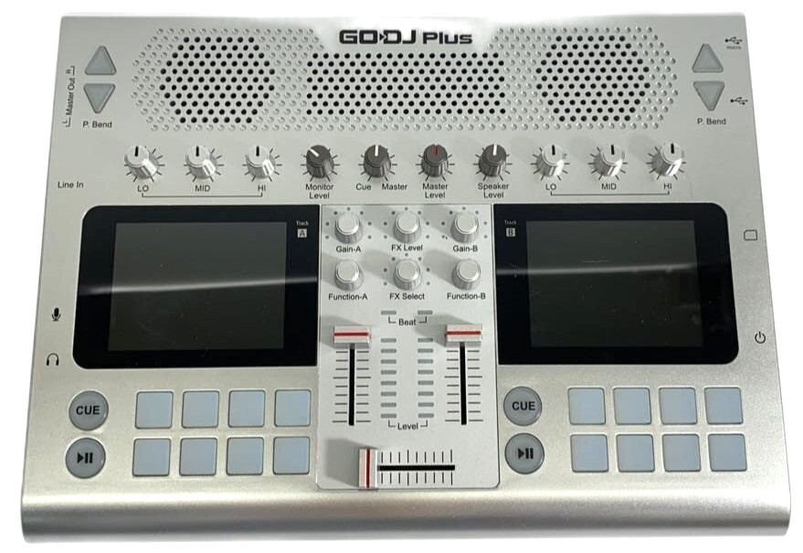JD Sound GO-DJ Plus Silver USB Controller DJ Mixer Hardware