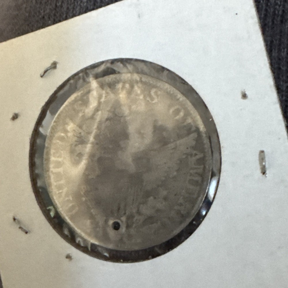 1805 Draped Bust Eagle 25c Coin Holed