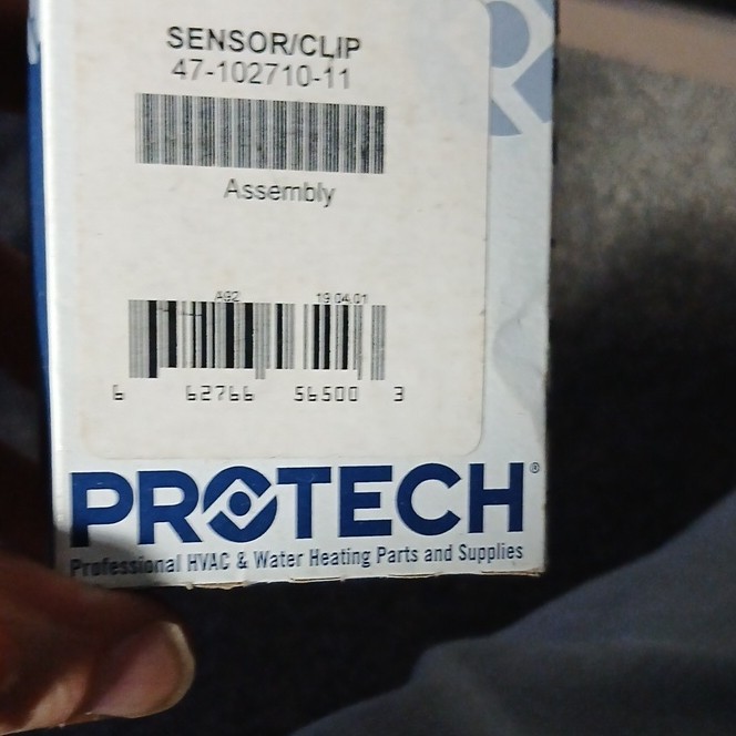 PROTECH Sensor/Clip Assembly 47-102710-11 Black Metal Plastic