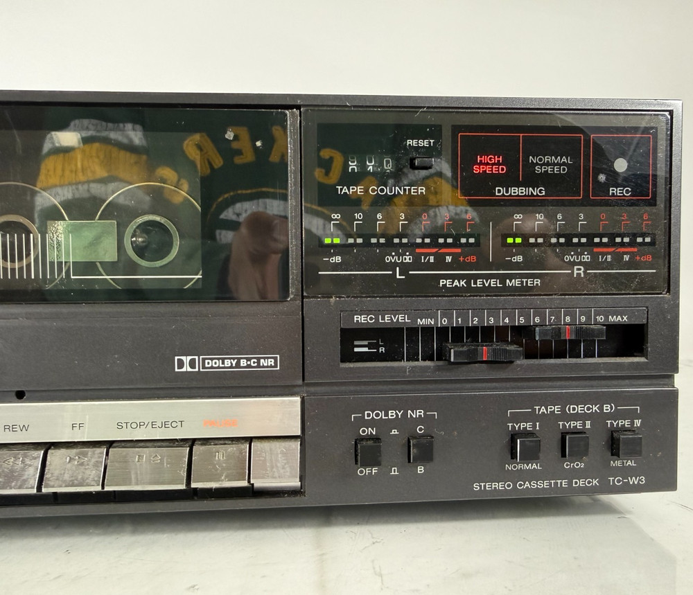 Sony Stereo Cassette Deck TC -W3 | For Part