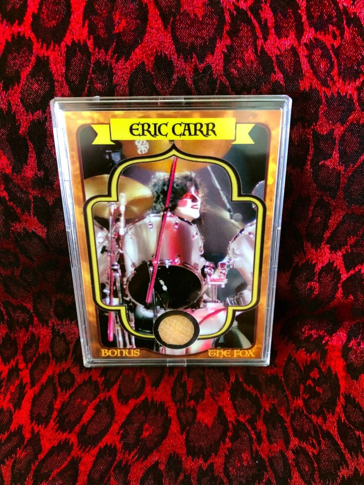 KISS - ERIC CARR Official Played Drumstick Trading Card - New for 2025 w/case!!