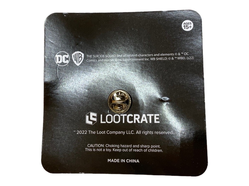The Suicide Squad - Clyrax Pin - Loot Crate