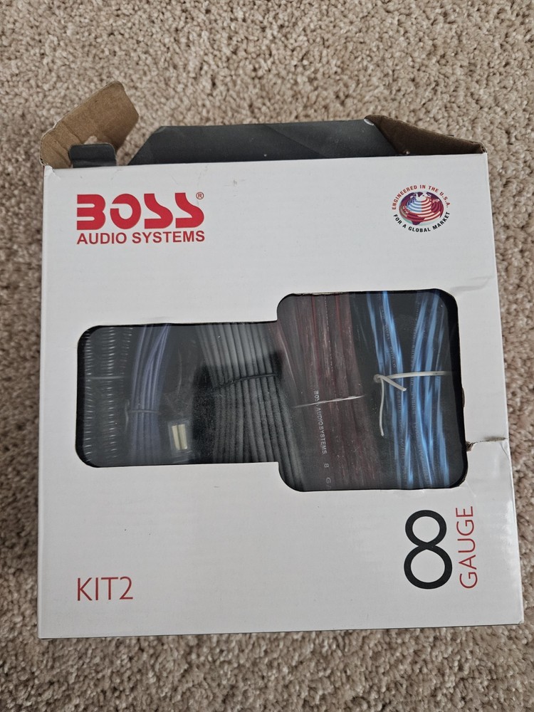 Boss KIT2  8 Gauge Amplifier Installation kit