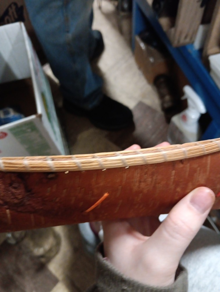 Handmade Birchbark Canoe