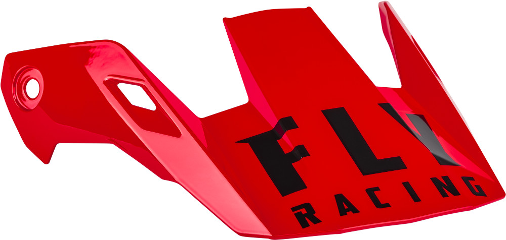 RAYCE HELMET VISOR RED/BLACK XL