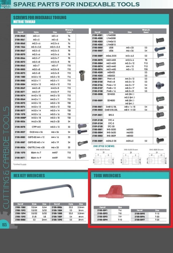 T-15 TORX WRENCH (2100-0095)