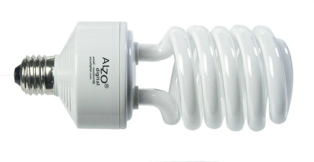 ALZO 45W CFL Photo Light Bulb 5500K, 2800 Lumens, 120V